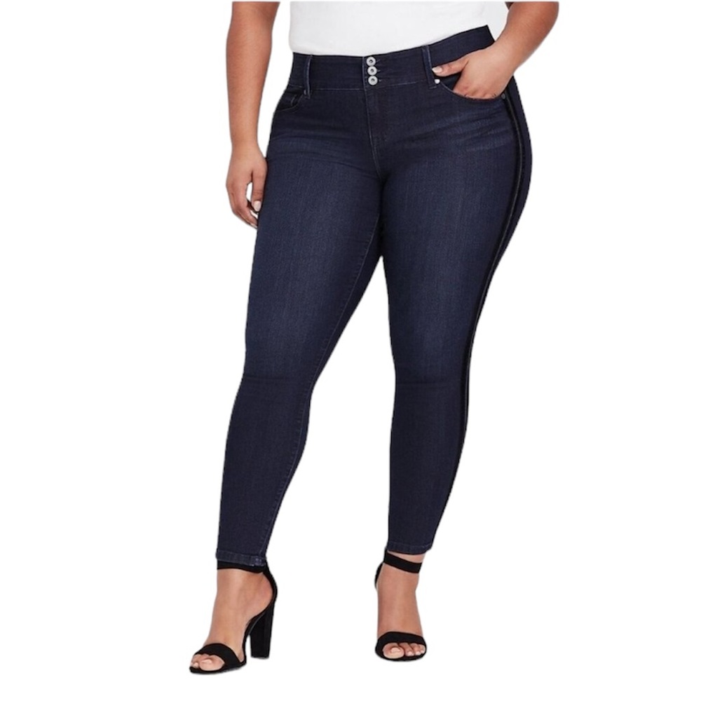 Torrid Dark Wash Stretch Jegging Jeans Size 18 Tall